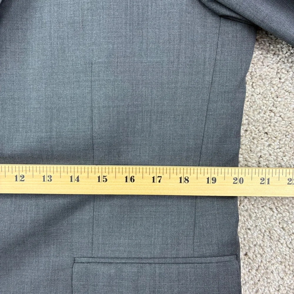 Brooks Brothers Red Fleece Size 42R Gray Wool Blazer Preppy Ivy League Classic